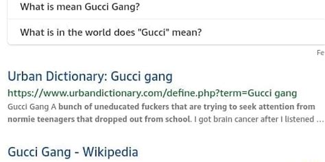 Urban Dictionary: gucci hoochie